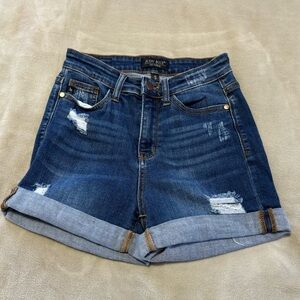 Judy Blue Dark Blue Jean Shorts